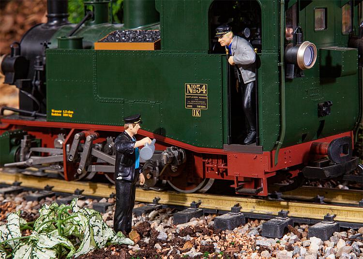 Pola 331505 Dampflokpersonal 1:22,5 Spur G Neu OVP Figuren