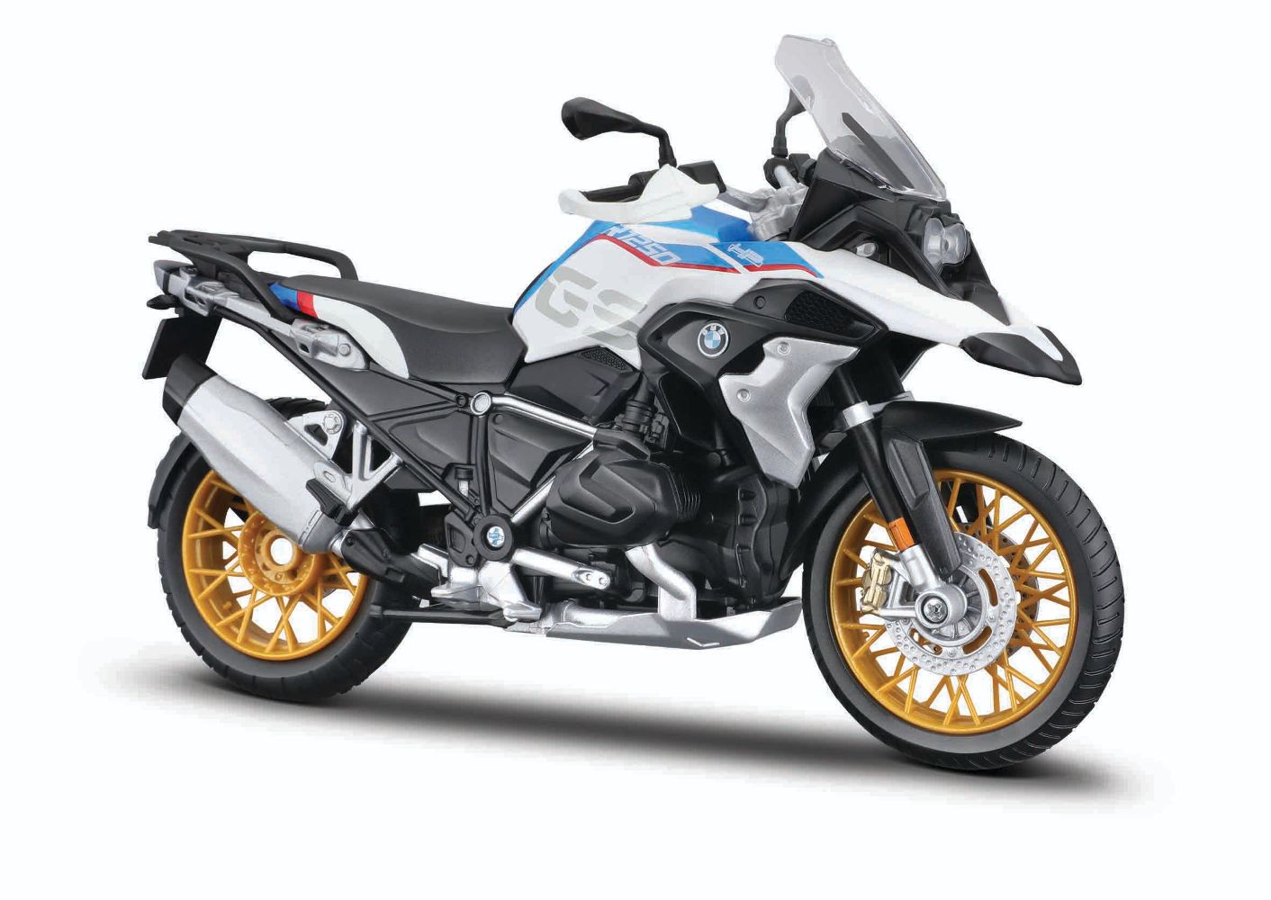 Maisto 32703 BMW R1250GS ´07 white/red/blue 1:12 Standmodell