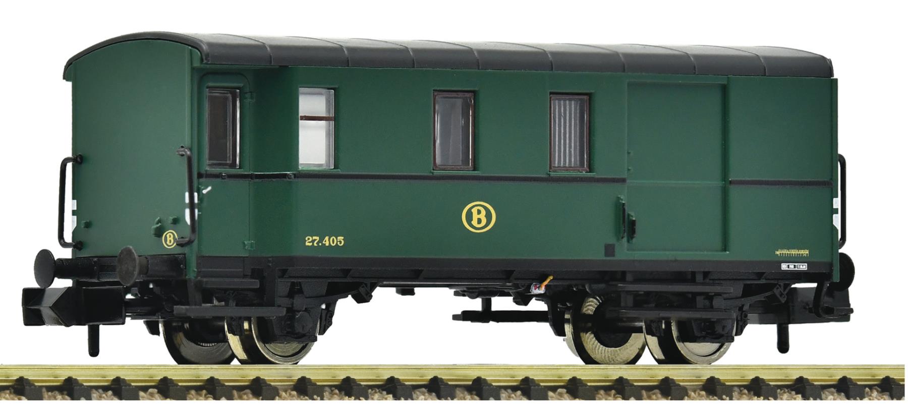Fleischmann 830156 Güterzuggepäckwagen SNCB 1:160 Spur N DC Neu
