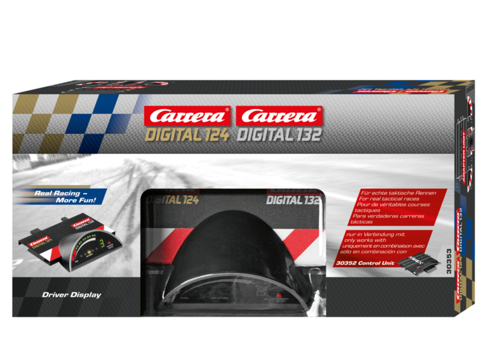 Carrera 20030353 Driver Display Digital 124 132 Schienen Zubehör NEU
