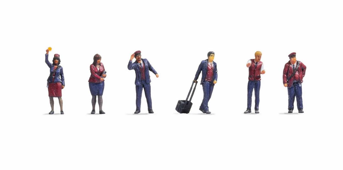 Noch 44510 Bahnpersonal 1:220 Spur Z NEU OVP Figuren