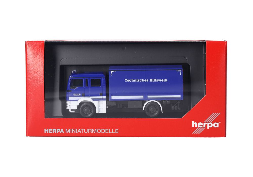 Herpa 098533 MAN TGM MzKW (Mehrzweckkraftwagen) "THW" 1:87