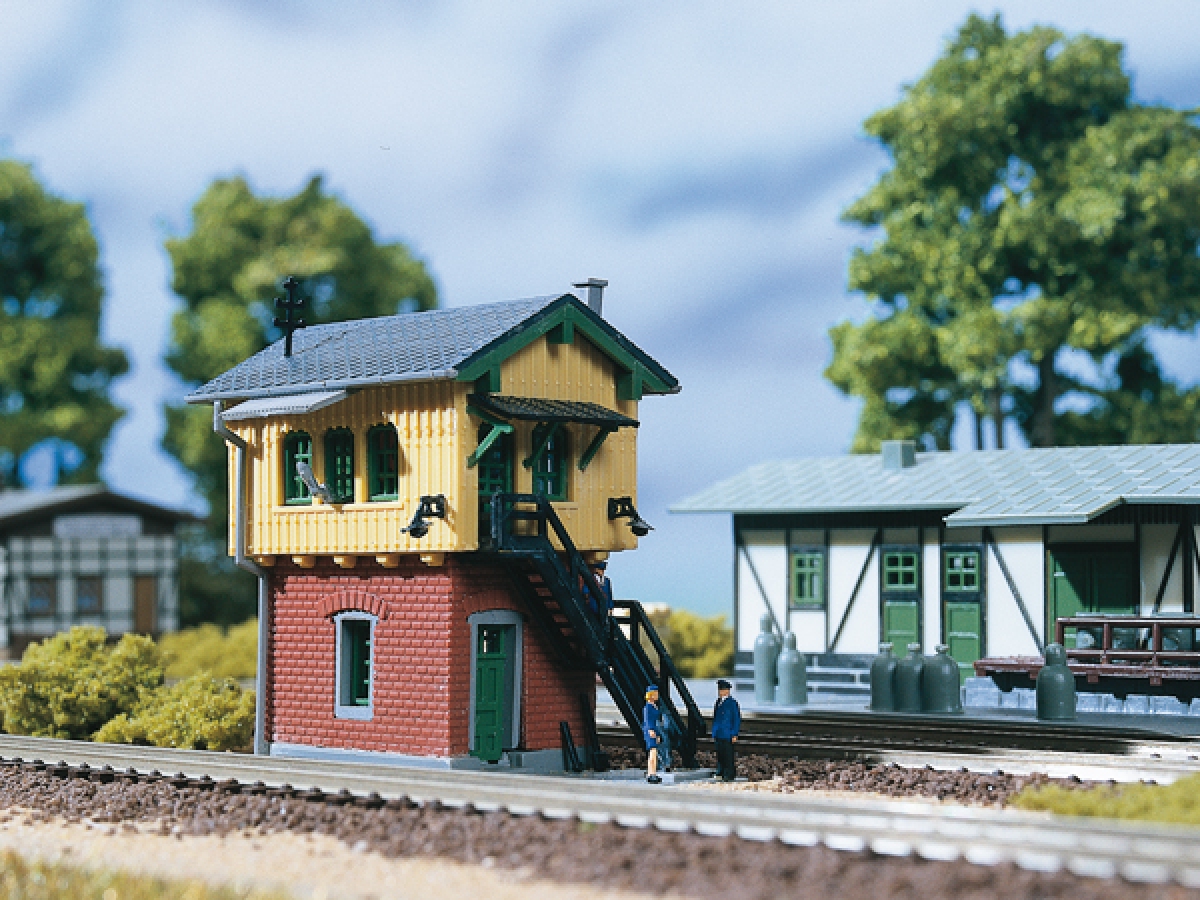 Auhagen 14450 Stellwerk - Spur N - Bausatz - Neu - OVP