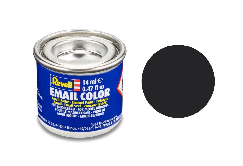 Revell 32106 Email Color teerschwarz matt 14 ml-Dose Neu