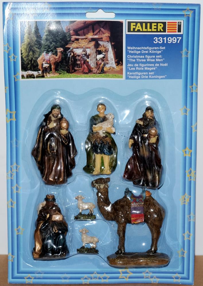 Faller 331997 Krippen-/Weihnachtsfiguren-Set Heilige Drei Könige 1:22,5 Sp