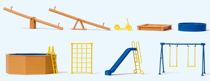 Preiser 17351 Spielgeräte für Spielplatz