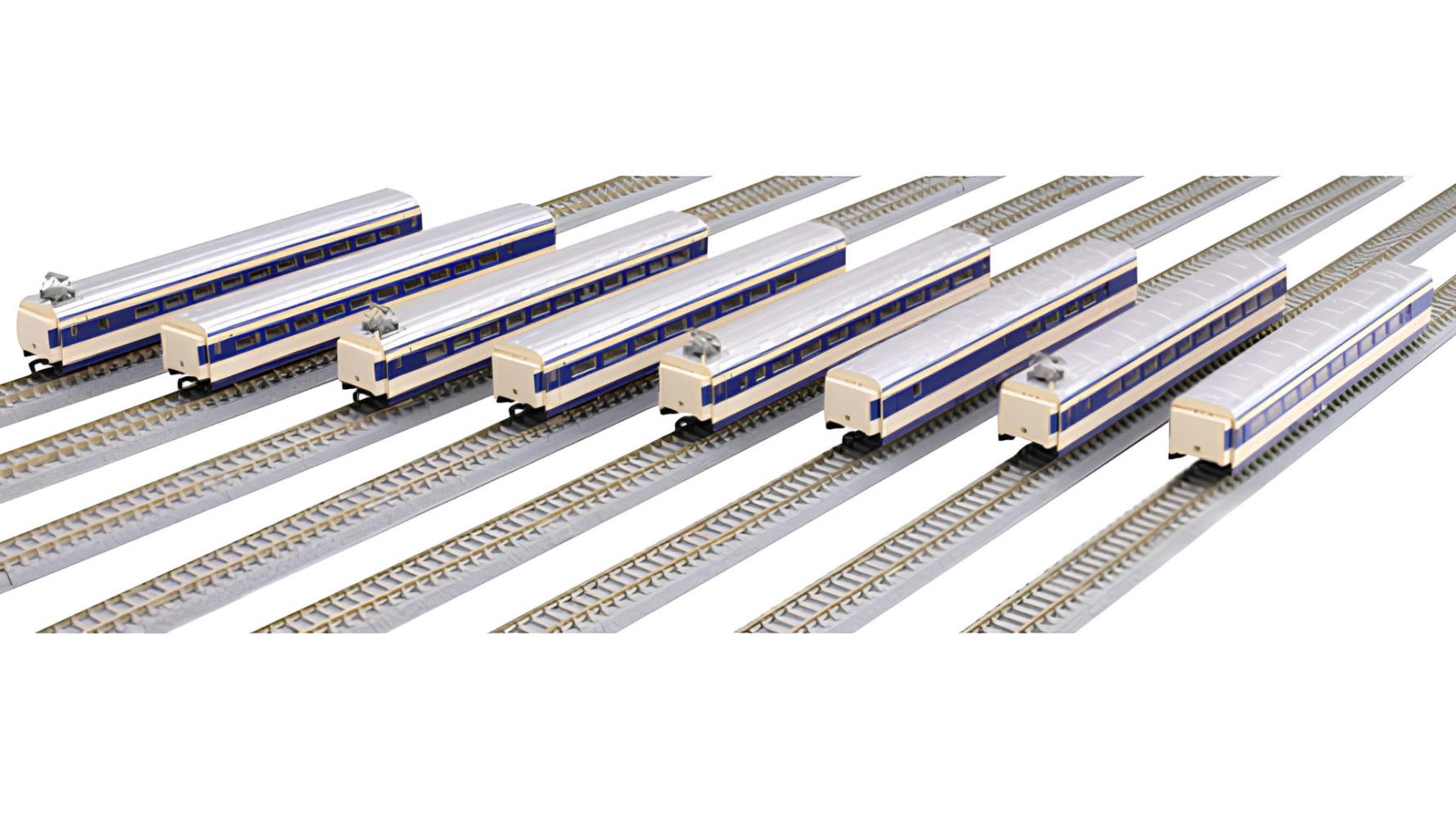 Rokuhan T020-3 Series 0 Shinkansen HIKARI 8-Wagen Ergänzung Spur Z