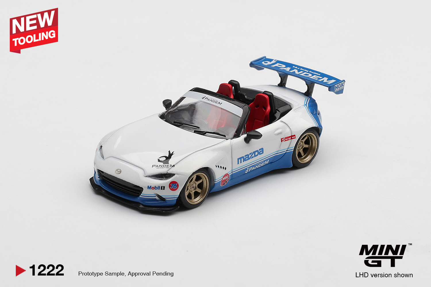Mini GT 1222 1:64 MAZDA MX-5 (ND) MIATA PANDEM IMSA 2025