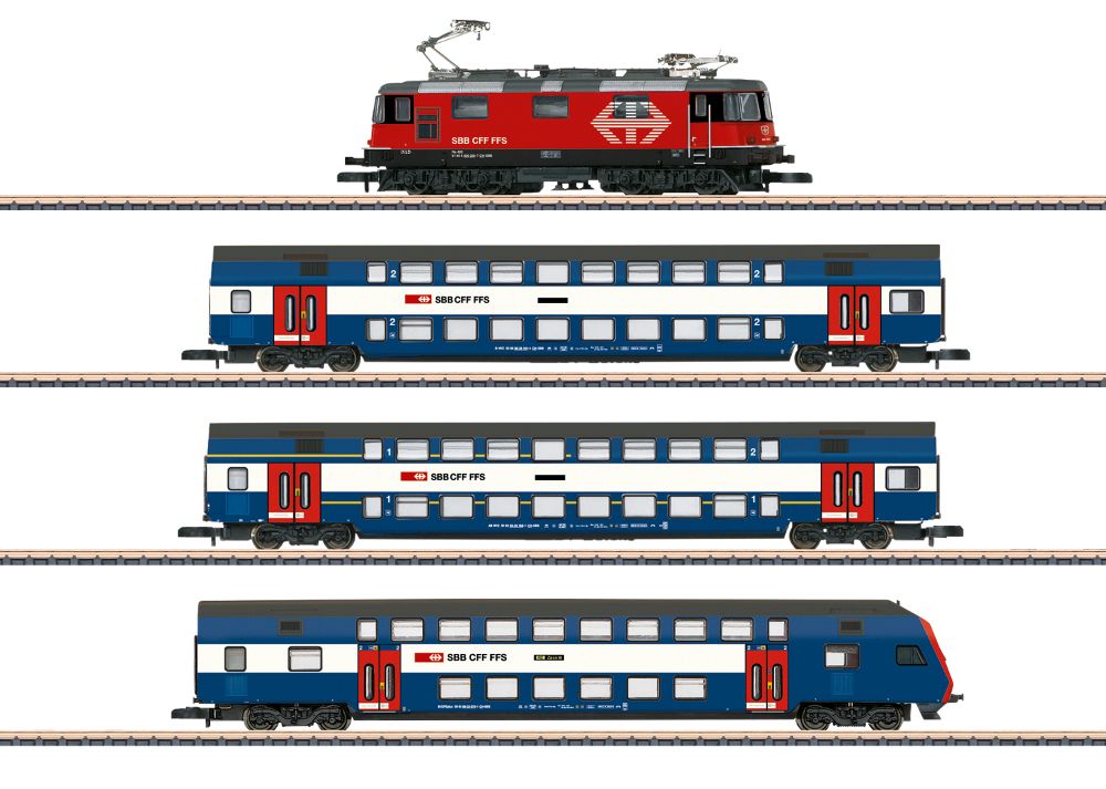 Märklin 81195 Zugpackung Zürcher S-Bahn SBB mit Re 420 Spur Z