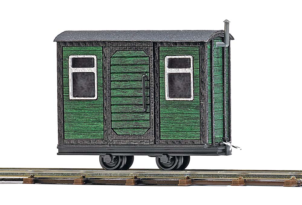 Busch 12231 Bauwagen grün 1:87 Spur H0f Neu OVP