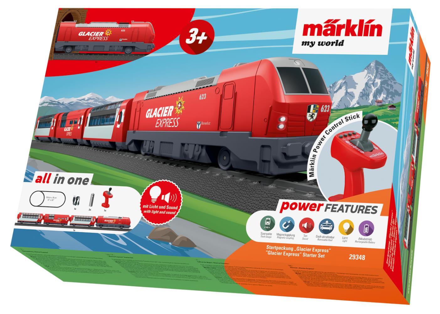 Märklin 29348 my world Startpackung Glacier Express 1:87 Spur H0