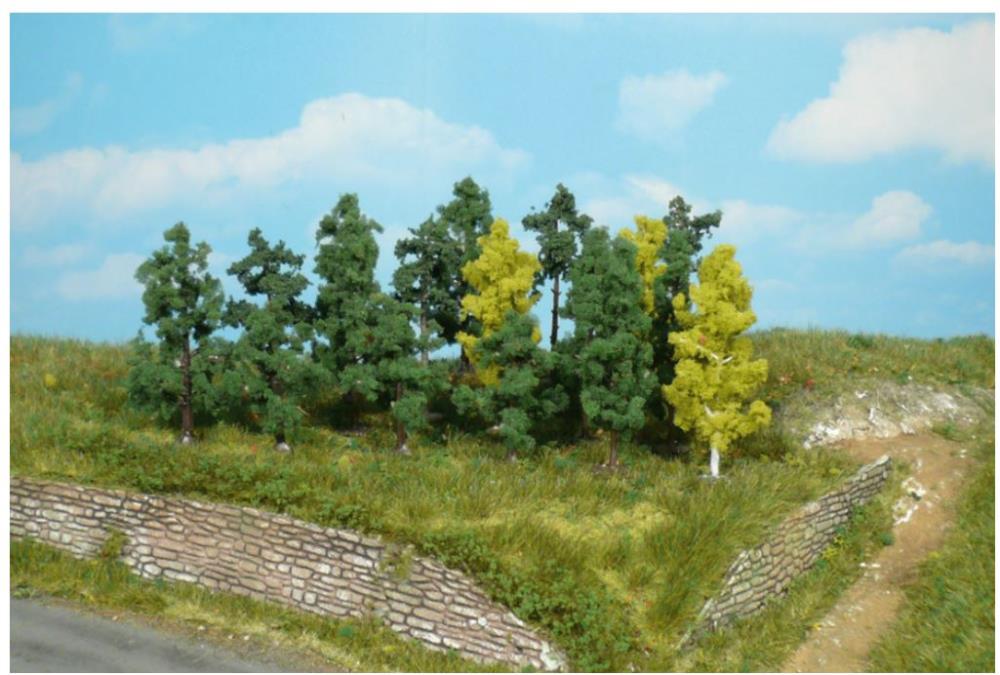 Heki 1231 25 Bäume 4-6 cm - Neu - OVP