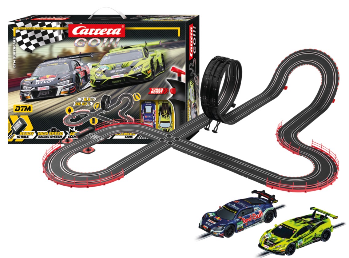 Carrera 20062595 DTM Supercars Carrera GO!!! Autorennbahn Set Neu