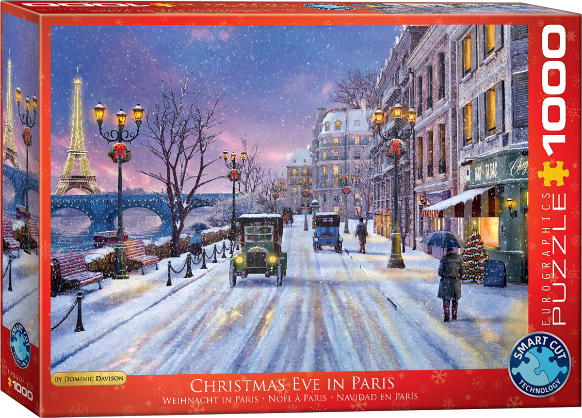 EUROGRAPHICS 6000-0785 Weihnachtsabend Paris von Dominic Davison 1000 Teile