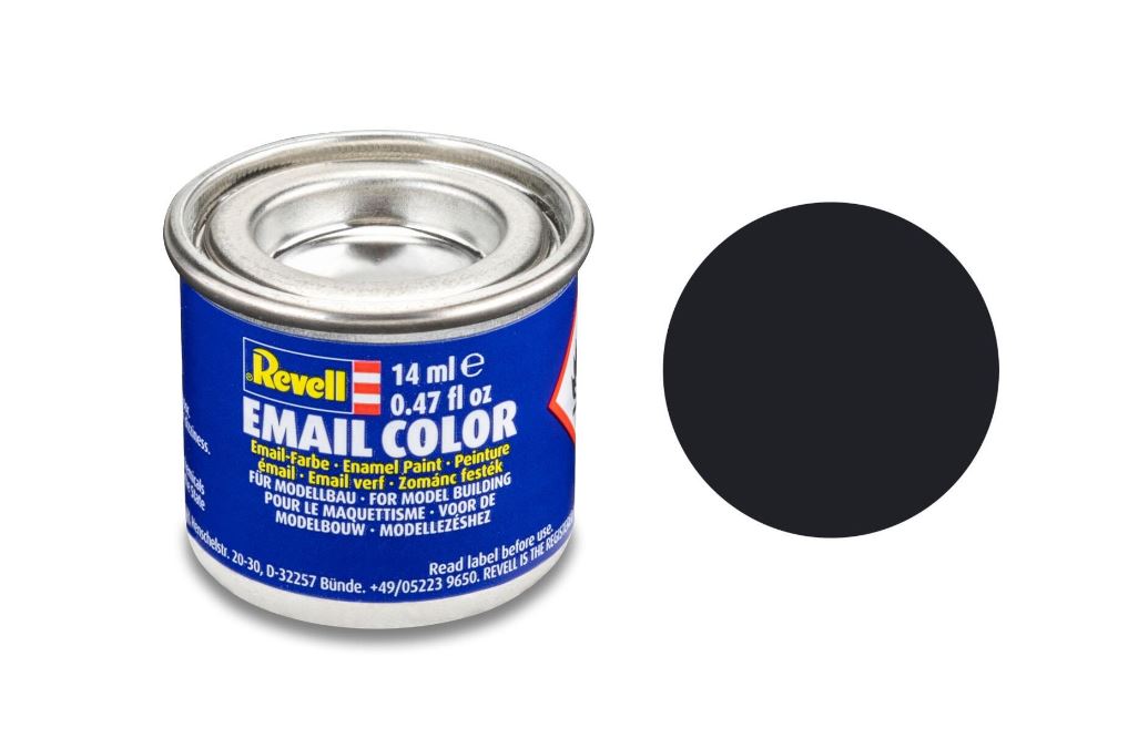 Revell 32108 Email Color schwarz matt RAL 9011 14 ml-Dose Neu