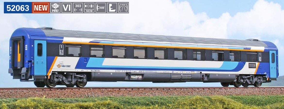 ACME 52063 Großraumwg. Apmz 1.Klasse MAV 1:87 Spur H0 DC NEU