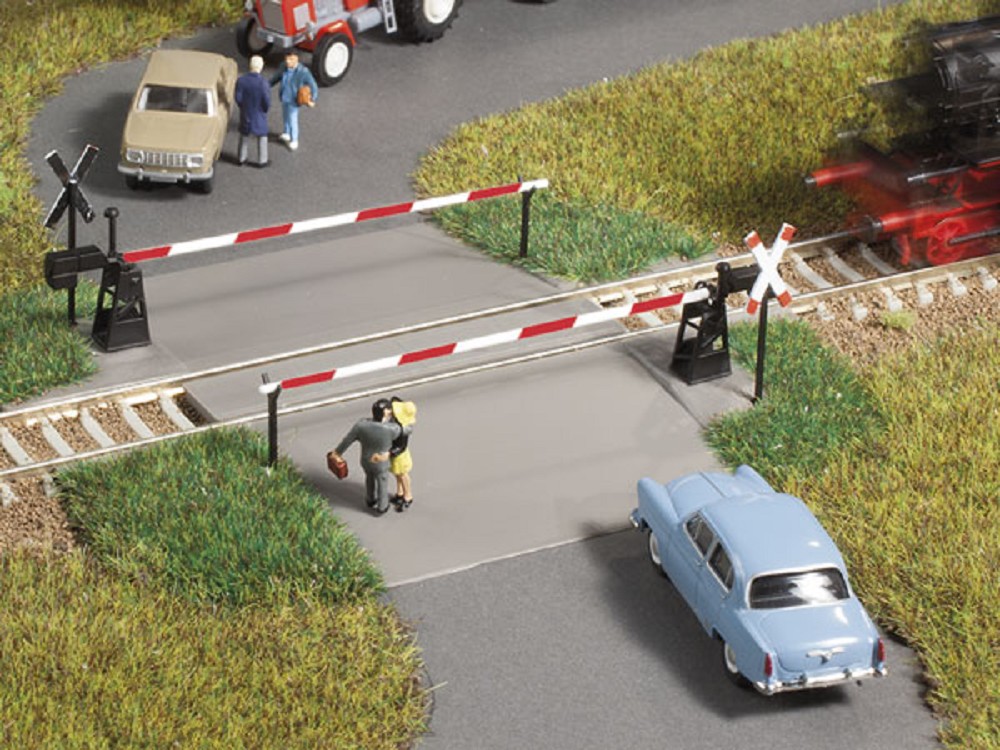 Auhagen 43655 Beschrankter Bahnübergang 1:87 Spur H0 Bausatz Neu OVP