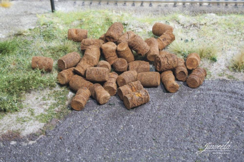 Juweela 21206 Schrott Fässer rostig - TT - 1:120 - 40g - Neu - OVP