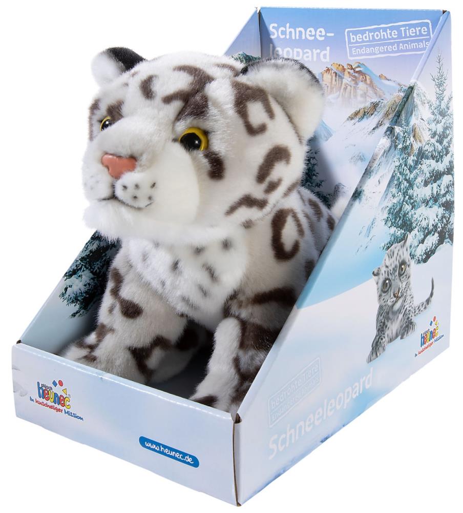 Heunec 289376 Bedrohte Tiere Schneeleopard 27 cm Plüsch/Stoff Neu