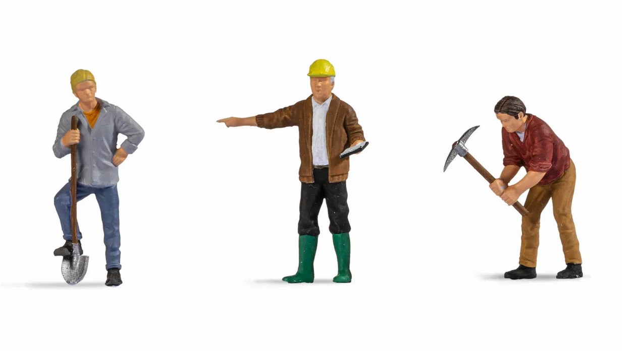 Noch 17830 Bauarbeiter 1:45 Spur 0 NEU OVP Figuren