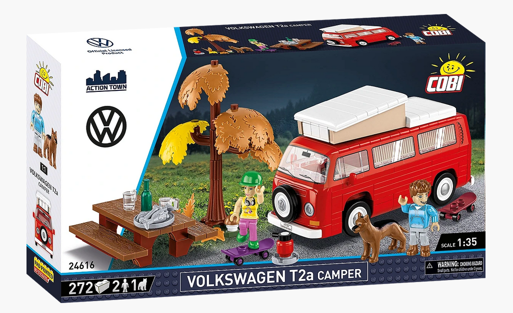 Cobi 24616 Volkswagen T2a Camper 1:35 Bausatz Neu OVP