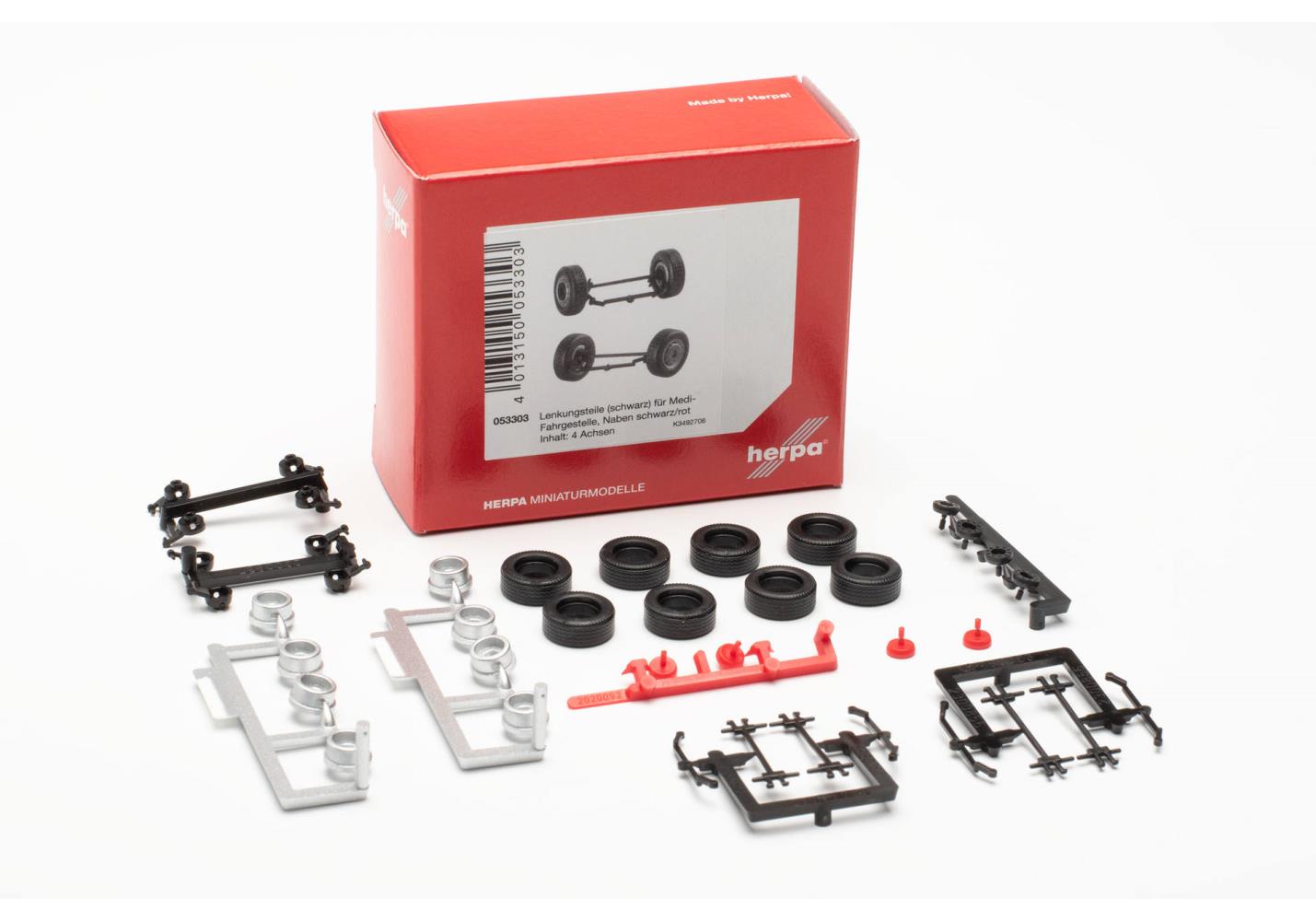 Herpa 053303 Zubehör Lenkungsteile für Medi-Zugmaschinen 1:87