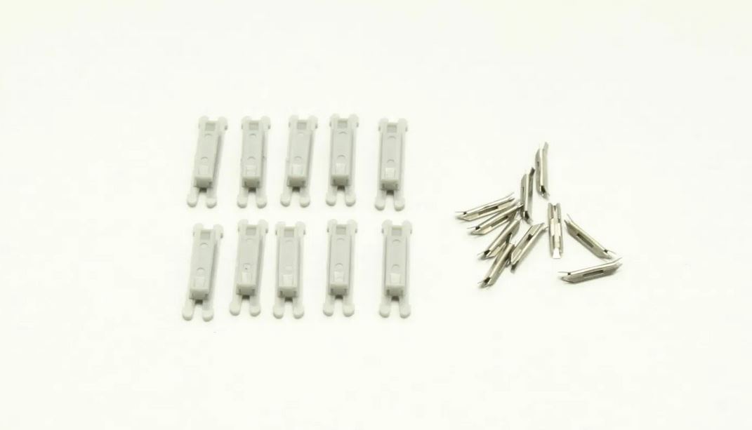 Rokuhan A012 Schienenverbinder 10 Stück 1:220 Spur Z Neu OVP