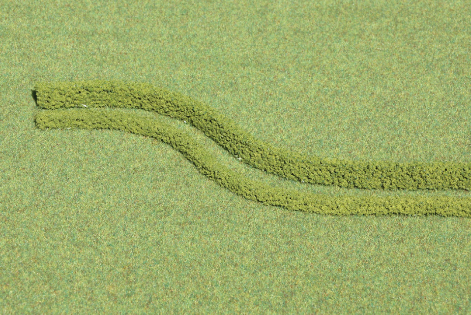 Heki 1184 3 flexible Hecken hellgrün 7 x 7 mm je 50 cm lang Neu