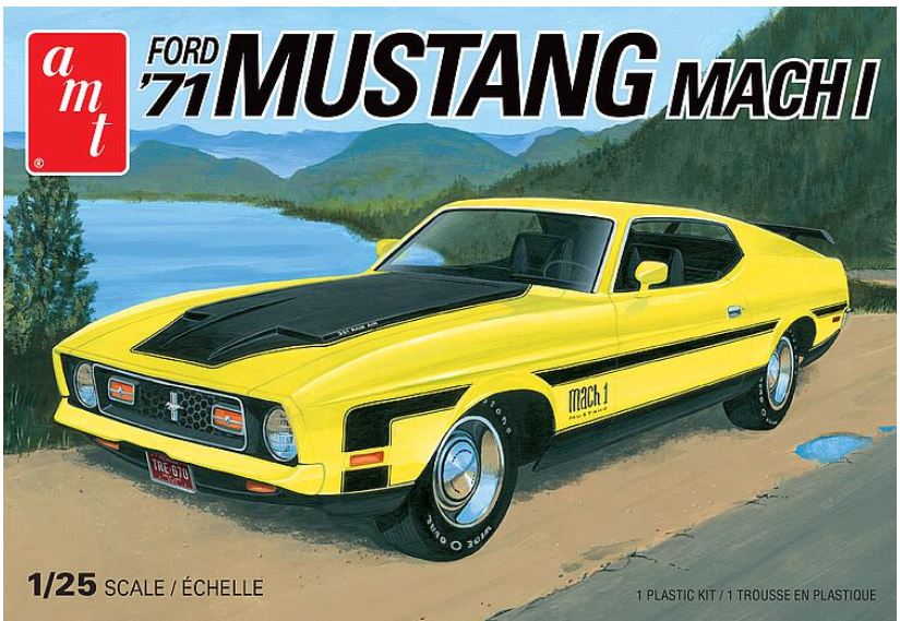AMT AMT1262M/12 1971 FORD MUSTANG MACH I 1:25 Bausatz Neu OVP
