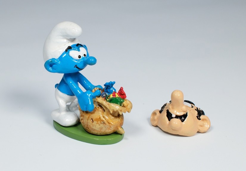 Pixi 5363 Schlumpf mit Gargamelmaske 4,5 cm NEU OVP Figur