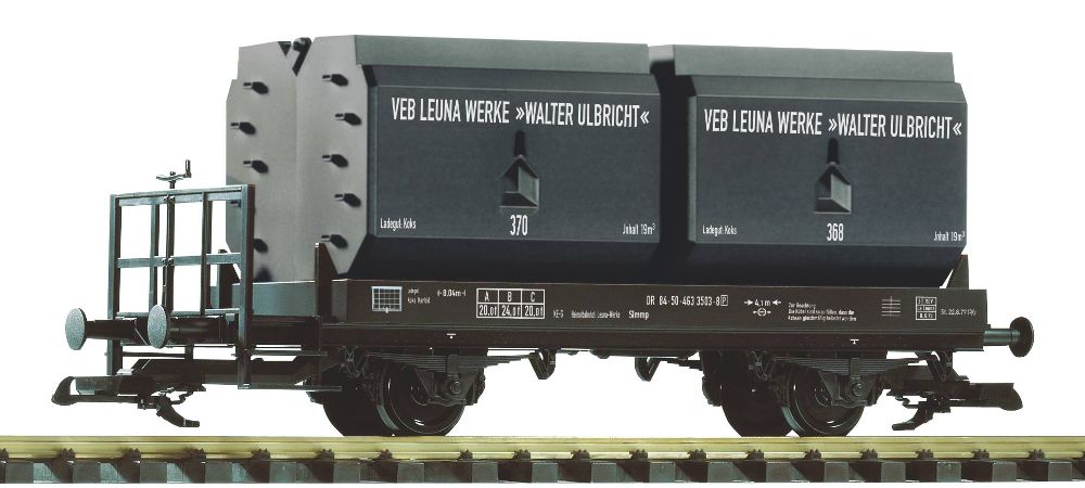 Piko 37773 Kübelwagen mit Bremserbühne Kokskübel DR IV Spur G