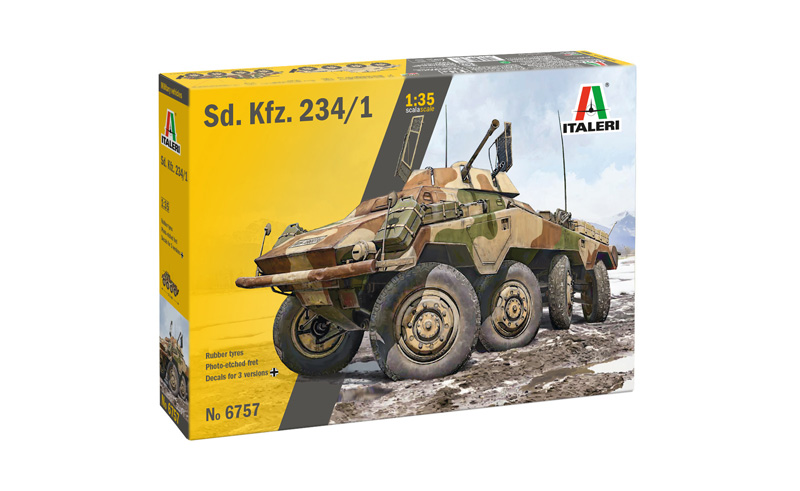 Italeri 6757 Sd. Kfz. 234/1 1:35 Modellbausatz Neu OVP