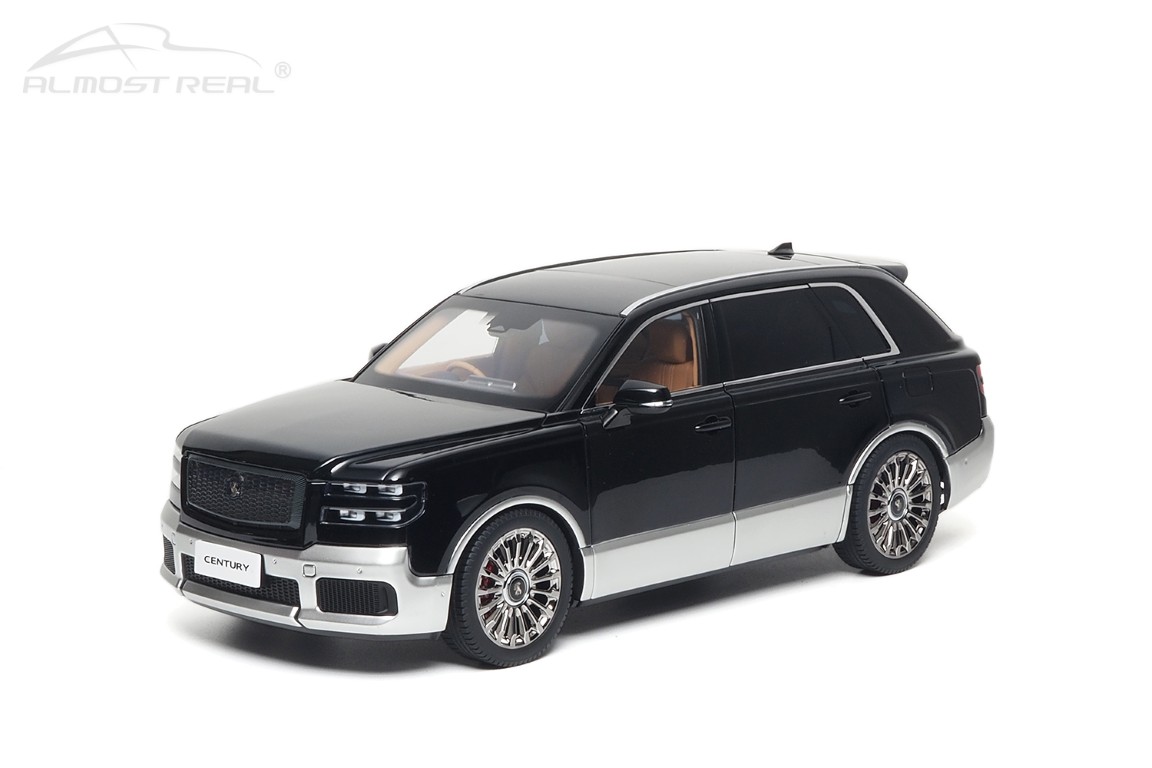 Almost Real 870220 TOYOTA CENTURY - 2023 - BLACK/SILVER (RHD) 1:18