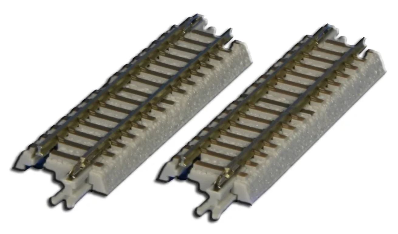 Rokuhan R024 Gleis gerade 55 mm Anschlussblende 2 Stück Spur Z
