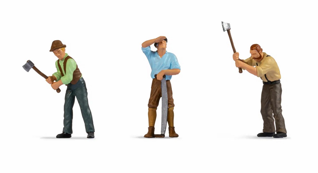 Noch 17843 Holzfäller 1:45 Spur 0 NEU OVP Figuren