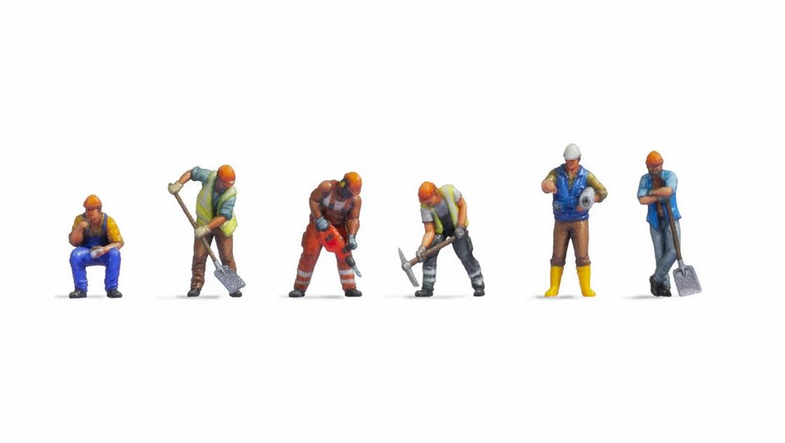 Noch 44501 Bauarbeiter 1:220 Spur Z NEU OVP Figuren