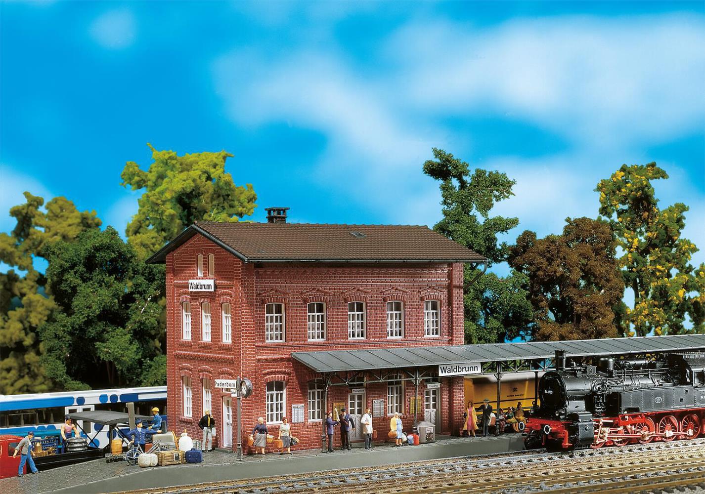 Faller 110099 Bahnhof Waldbrunn 1:87 Spur H0 Bausatz Neu OVP