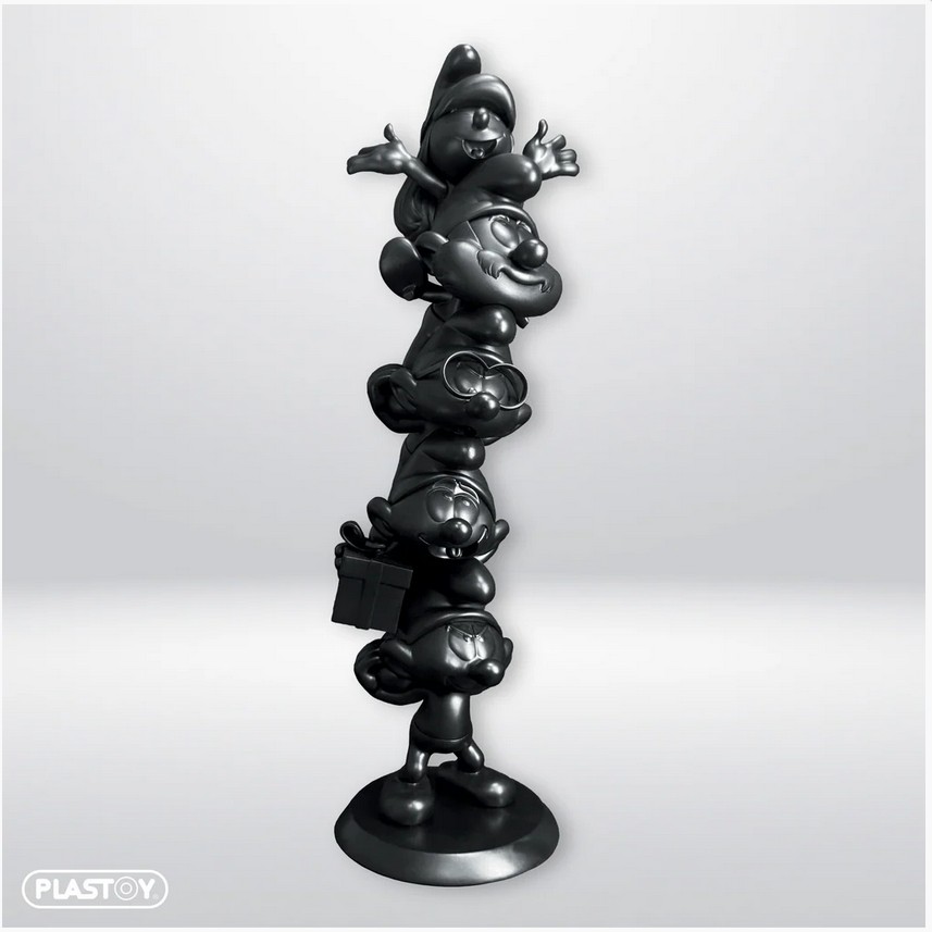 Plastoy 00195 Schwarze Säule Schlümpfe 30 cm NEU OVP Figur