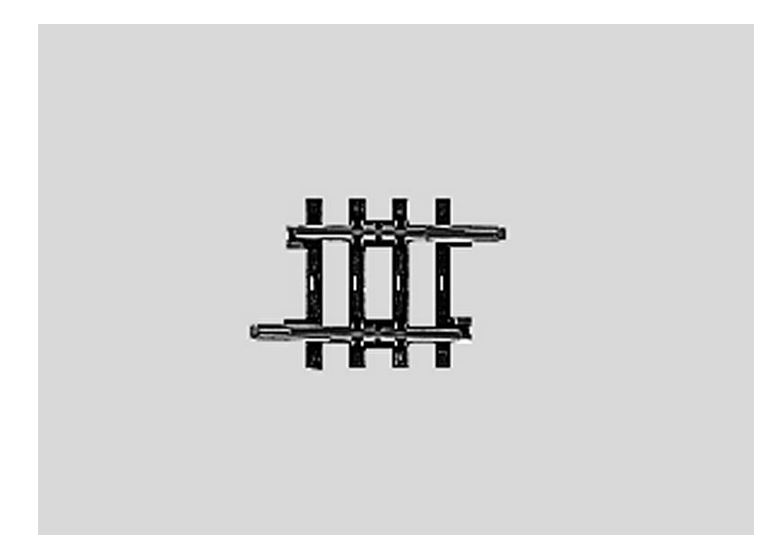 Märklin 2203 Gerades Gleis - 30 mm - Spur H0 - Neu