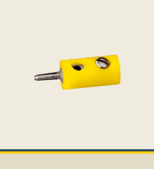 Brawa 3051 Querlochstecker ∅ 2,5 mm gelb 10 Stück Neu OVP