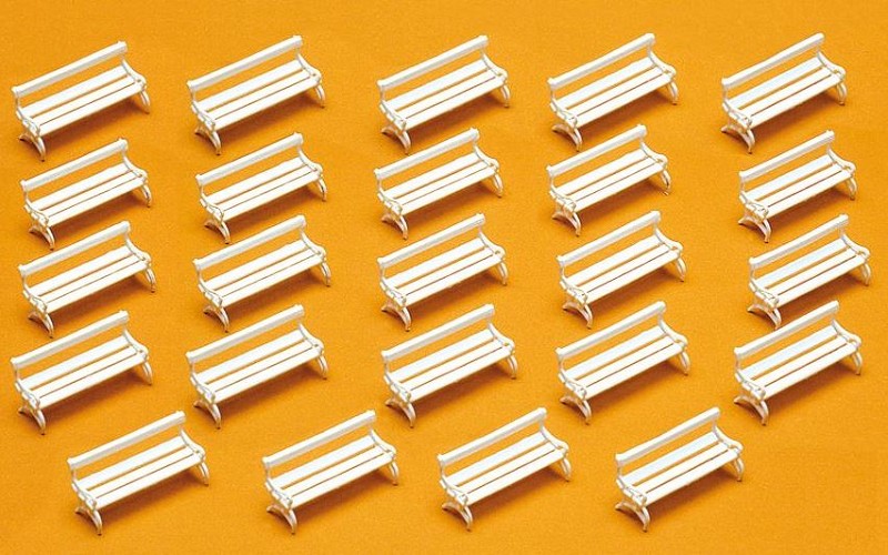 Preiser 17200 Parkbänke 24 Stück