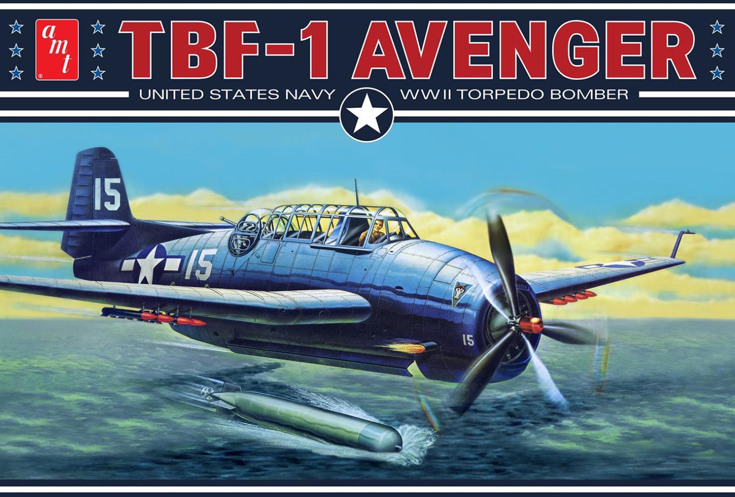 AMT AMT1377/12 TBF-1 AVENGER 1:48 Plastikmodellbausatz Neu OVP