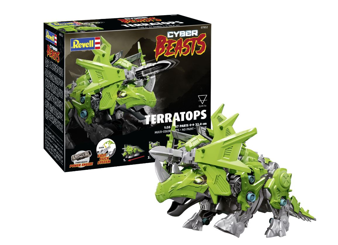 Revell 07852 CyberBeasts TerraTops 1:35 Modellbausatz Neu OVP