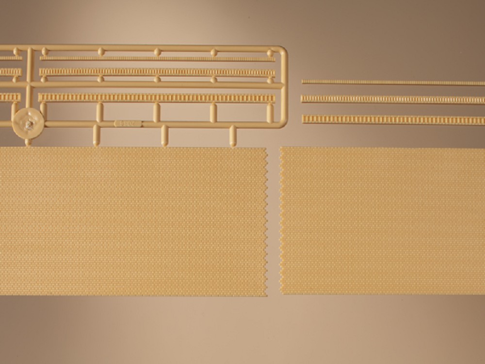 Auhagen 41207 Ziegelmauern mit Zahnfriesvarianten gelb H0 - 1:87