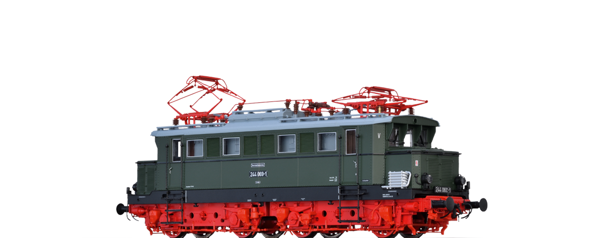 Brawa 43417 Ellok BR 244 der DR - Spur H0 - AC Dig. BASIC+ - Neu