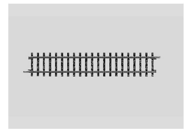 Märklin 2207 Gerades Gleis - 156 mm - Spur H0 - Neu