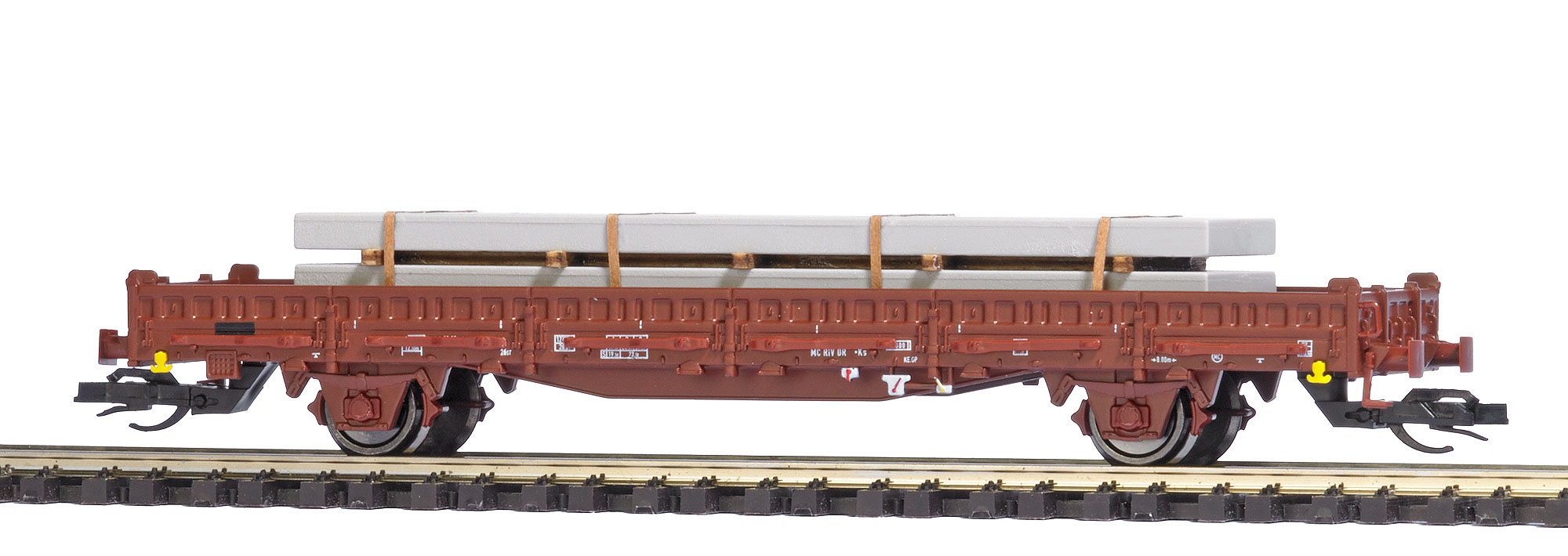Busch 31513 Flachwagen mit Rungen Ks [3300] 1:120 Spur TT Neu