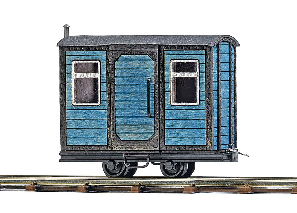 Busch 12232 Bauwagen blau 1:87 Spur H0f Neu OVP