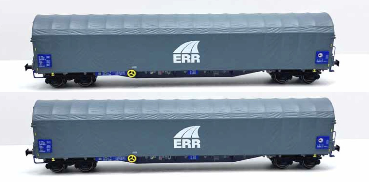 B-Models 45.661 2-tlg Set Planenwagen Rils "ERR" Set B 1:87 Spur H0