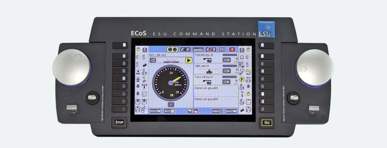 ESU 50220 ECoS 2.5 Zentrale,6A 7" TFT Display Capacitive Touch
